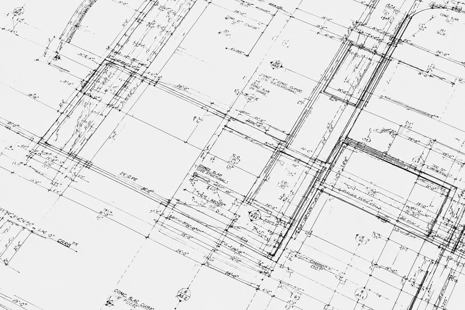 CAD construction drawing